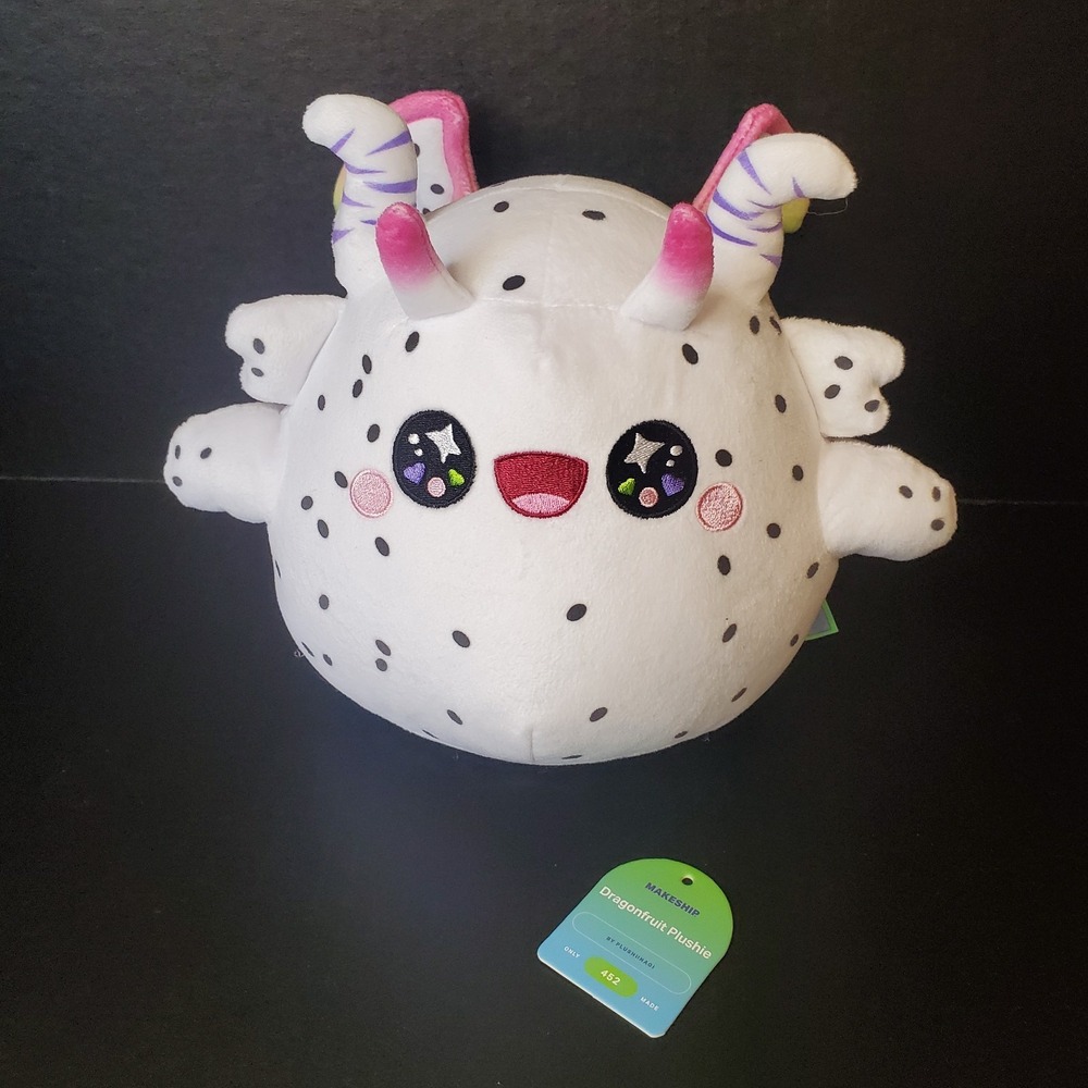 Makeship Dragonfruit Plush ONLY Plushunagi Instagram Art‎ Only 452 No Bag